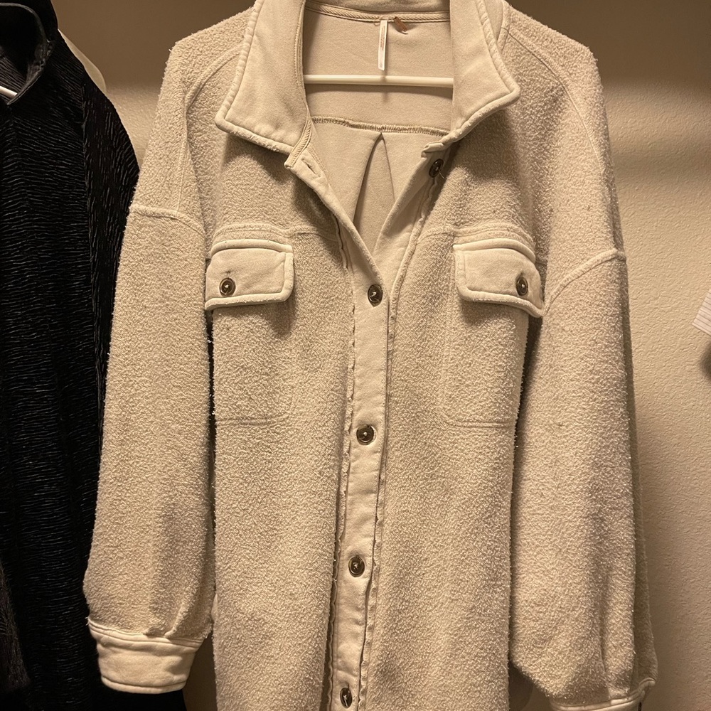 Free People Ruby Jacket in Stone, Large